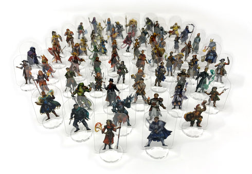 Arcknight Flat Plastic Miniatures - 5E Starter Set - Hardbound Support - Deluxe Edition